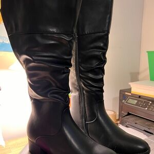 Lane Bryant Black Over the Knee Boots
